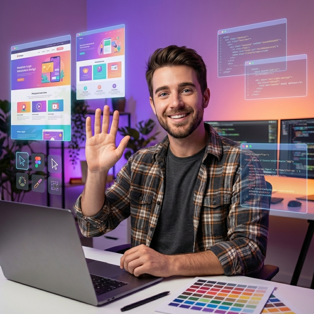 Webdesign illustratie